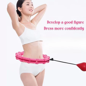 Tase Good Hula Hoop 24 Sections Fitness adjustable 65-120cm Hoop Fitness Weight Loss Gear Thin Waist Slimming