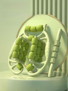 Leg Slimming Massager Roller Ring Clip Leg Muscle Relaxer for Thigh And Calf Rolling Yoga Fitness Equipment Health Stand