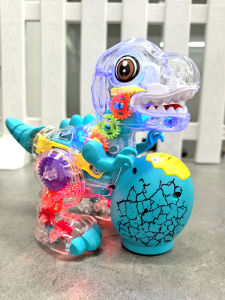 Educational Musical Lights Rotating Gear Dinosaur Toy