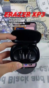 Lenovo ERAZER XP3 AI การแปลด้วย หูฟังบลูทูธ รองรับ 150 ภาษา การแปลเสียง HD หูฟังไร้สาย พร้อมจอแสดงผล LED