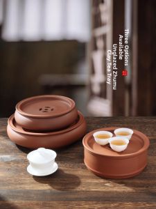 MIANXIAOCHENG | Handmade Real Zisha Tea Tray 10 inch