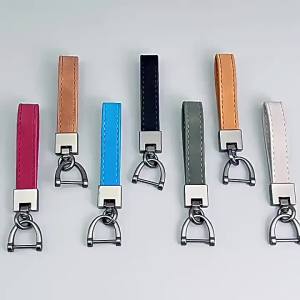 Móc Khóa Da Tối Giản Móc Chìa Khóa Ô Tô Dành Cho Nữ Quà Tặng Doanh Nghiệp Phụ Kiện Nội Thất Ô Tô Móc Khóa Hợp Kim