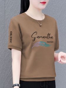 QIAOXIZI | Slimming Womens Mid-Age Mother Fashionable Summer T-Shirt