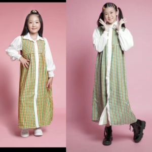 Little Pineapple Gamis Dress Fiona Anak Perempuan Tanggung 10-15Y