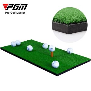 PGM DJD003  Indoor Backyard Golf Mat Training Hitting Pad Practice Rubber Tee Holder Grass Mat Grassroots Green 60cm x 30cm