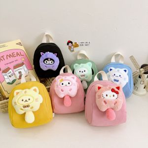 Balo Trẻ Em Nhẹ Túi Đeo Vai Đôi Hoạt Hình Phụ Kiện Đi Chơi Cho Bé Gái Túi Đựng Đồ Đi Học Túi Đựng Đồ Đi Chơi