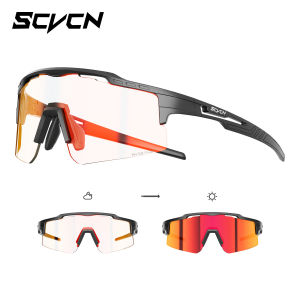 SCVCN | SCVCN Photochromic Sunglasses for Men Cycling Glasses Hiking Eyewear Womens Eyepieces UV400 Lenses Goggles Road Bike 2026