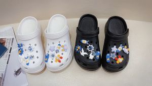 Mainland Sandal Baim Kekinian Trendy Sandal Wedges Fuji Jelly Aksesoris Sepatu Sendal Jelly Slop Wanita HSN124