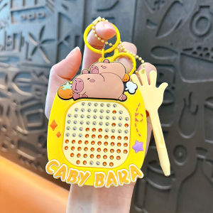 JIFANPAUL | Dual-Sided Keychain Stress-Relieving Magnetic Steel Ball Art Board Sliding Ball Toy
