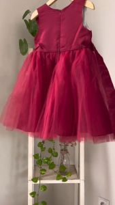 DRESS ANAK PEREMPUAN RUBY/GAUN PESTA ANAK PEREMPUAN Usia 3-8 Tahun