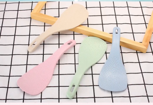 SENDOK NASI ANTI LENGKET BAHAN JERAMI 100% / SENDOK NASI WARNA CENTONG JERAMI