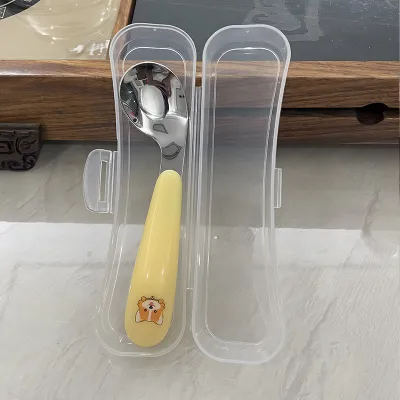 OUSKA | 316 Stainless Steel Baby Spoon for 3+ Years Old Children