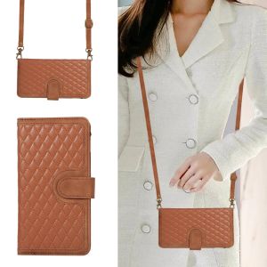Luxury Wallet Crossbody Case for Samsung Galaxy S23 FE S24 S22 Ultra Plus A15 A25 A54 A34 A14 5G Card Solt Lanyard Leather Cover