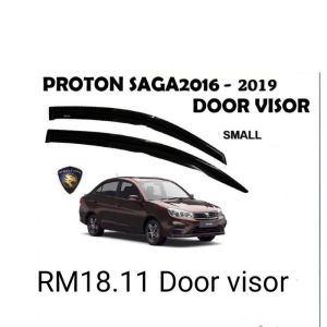 Saga Visor With Logo Proton Saga Small 8cm Mugen 8.5cm 1 set 4 pcs Door Wind Deflector Sun Protection 2116
