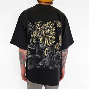 Bandai | One Piece Summer Mens T-shirt Japan Anime Monkey D. Luffy Autumn Boys Childrens Short-sleeved Casual Retro Parent-child Outfit
