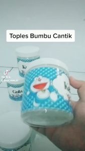 TOPLES BUMBU / Toples Bumbu Dapur Plastik / Toples Bumbu Desain Doraemon / Toples Bumbu Dapur Minimalis / Toples Bumbu Plastik Murah / Toples Tempat Bumbu / Toples Bumbu Unik / Toples Plastik Bumbu / Toples Bumbu Kecil / Toples Tempat Sambal