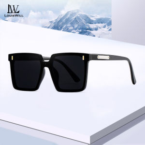 LouisWill แว่นตากันแดดแฟชั่นใช้ได้ทั้งชายและหญิงUV400แว่นตากันแดดกรอบขนาดใหญ่ปกป้องดวงตาแว่นกันแดดโพลาไรซ์ TAC แว่นตานิรภัยแว่นตากันแดดสำหรับผู้ชายและผู้หญิงขับรถเดินป่า