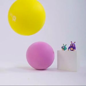 18cm Silent Basketball Soft Bounce Ball Foam 7 Inches Uncoated Silent Foam Ball Bouncing Mute Indoor Sports Games