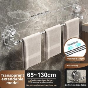 HUAZINIAO | No-drilling Extendable Bathroom Towel Rack