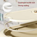 Fortune Home Rice bucket 5kg/10KG Automatic Rice Dispenser Storage Grain Dispenser Box With Measuring Cup Push Type Grain Food Storage Dispenser Sealed Rice Bucket Kitchen Moisture Proof Rice Barrel. 