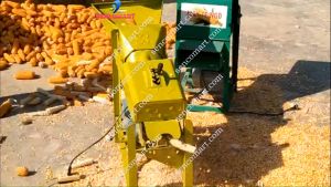 Máy tách hạt ngô gia đình lắp động cơ TOÀN PHÁT Lõi đồng 100%