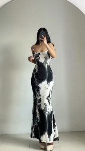 SC | Aphrodite Mermaid Printed Dress | Womens Clothing | Small to Large  [JRJ]