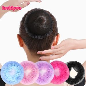 คลุมผมเต้นรำบัลเล่ต์ สีลูกอมหวาน แหววมองไม่เห็นผมฝา บริการตาข่ายยางยืดสจ๊วตสจ๊วตสานวิกผม