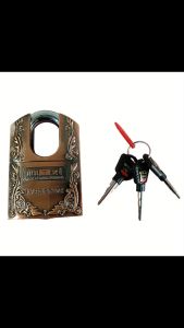 HOMS Anti Cut Door Lock Anti Saw Carved Jacket Style Padlock SUS 304 House Security Safety