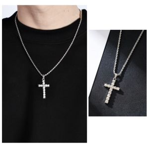 Corinna 18K Gold Plated Cross Necklace Pendant Lady Necklace Accessories