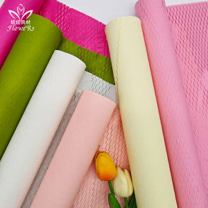 Eco-Friendly Honeycomb Art Paper Mesh Flower Arrangement Beehive Grid  Flower Packaging Paper Popular Flower Bouquet Lining Paper