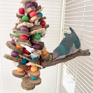 Bird Toy | Parrot Toy - Large Chew Toy for parrots - Suitable for Macaw  Africian Grey  Monk  Cockatiel