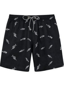 Loose Surfing Shorts Large Size Four-Part Beach Pants with Inner Lining Cross-Border Swimwear Ladies Fitness Yoga Sports