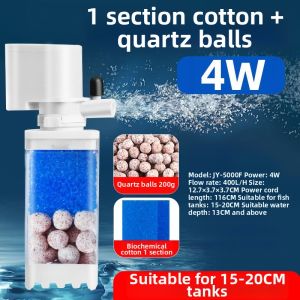 WEVOLA | Quiet Multi-Function Aquarium Filter and Air Pump Mini
