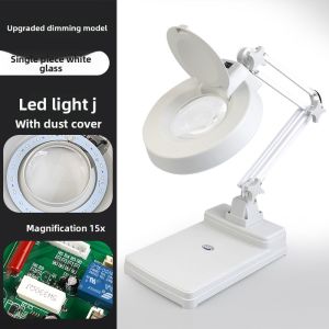 qianyu | High Definition 20X Desk Magnifying Glass LED Light