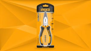 Tang Lancip 6" Inch INGCO HLNP08168 Long Nose Cucut Pliers 160mm