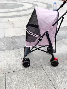 รถเข็นสัตว์เลี้ยง ระบาย อากาศ รถเข็นสุนัข การออกแบบพับ รถเข็นแมว จัดส่งที่รวดเร็วในประเทศไทย: กระจังหน้าขนาดใหญ่