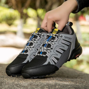 Mens Casual ShoesAnti-Collision Toe Hiking Sports ShoesBreathable And Non-SlipAll-terrain Camping Mountain Walking Shoes