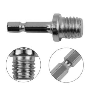 Đầu Chuyển Đổi M10 Đuôi Lục Giác 6 Ly Có Ngàm Kết Nối Máy Khoan Với Đế Phớt Đánh Bóng