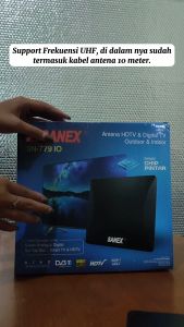 Sanex Antena TV Digital SN-779 I/O Indoor Outdoor/ Antena Murah / Antena Komplit / Antena SEt Murah / Antena Dengan Kabel / Antena Tv digital / Antena Tv Smart / Antena STB / Antena Tv Outdoor / Antena Televisi / Antena Bracket / Antena