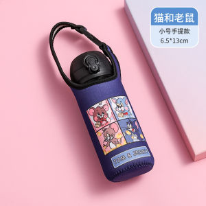 Túi Đựng Cốc Thủy Tinh Cách Nhiệt Chống Rơi Cho Trẻ Em Túi Đeo Vai Đa Năng Phù Hợp Với Cốc Nước Phổ Thông 350ml 500ml