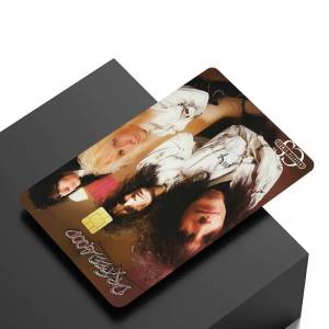 KULECHAOWAN | Popular Band Motley-C-crues Anime Spend or Save Funny Shell On Off Ultra Thin Sticker Skin Cover Film for Debit Credit Card