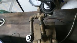 Đèn vintage cổ điển ống nước độc lạ