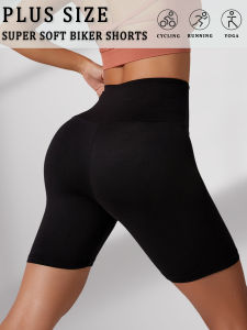 Womens High Waisted Biker Shorts Super Soft Tummy Control No See Through Workout Yoga Running Athletic Push Up Gym Fitness