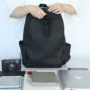 Tas Ransel Laptop Import Pria Tas Punggung Sekolah Anti Air Trendy Earphone Hole Kasual