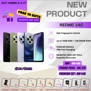 [BUY 1 FREE 10] REDMI 14C | up to 16GB RAM + 128/512GB ROM | 50MP Dual AI Camera | 5160mAh | 18W Fast Charging