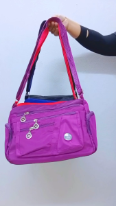 SUPERINN MALAYSIA Waterproof Women Handbag Nylon Sling Travel Bag Woman Beg Tangan Wanita Perempuan Ladies Kalis Air Nevaeh Nylon Womens Handbag Sling Bag Tote Beg Tangan Wanita Wallet Shoulder PurseTravel Bag Clessic Nylon sling bag women beg tangan