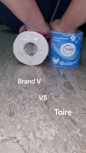 TOIRE 4Ply Premium Toilet Paper - Bundle of 60 Rolls or 30