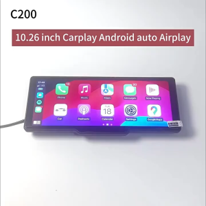 Màn hình thông minh ô tô 10.26 inch Carplay GPS Bluetooth kép AHD Camera lùi MP5 cảm ứng tiện ích an toàn lái xe