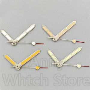 Watch Hands Silver Hands Green Luminous Fit NH35 NH36 NH38 NH70 NH72 Movement