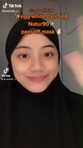 SYB NATUR9O EGG WHITE PEEL OFF MASK / NATURGO MASKER WAJAH TELUR